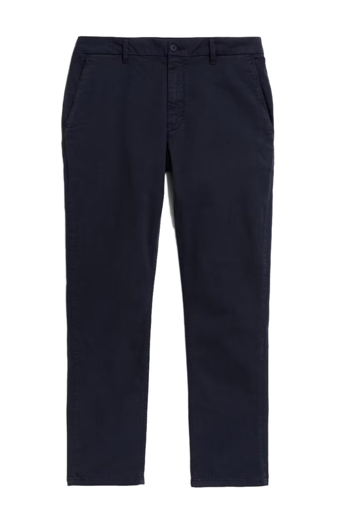 Donkerblauwe chino herenbroek - Afbeelding 2