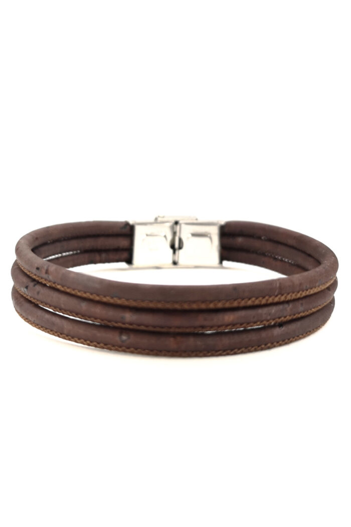 Armband unisex kurk bruin