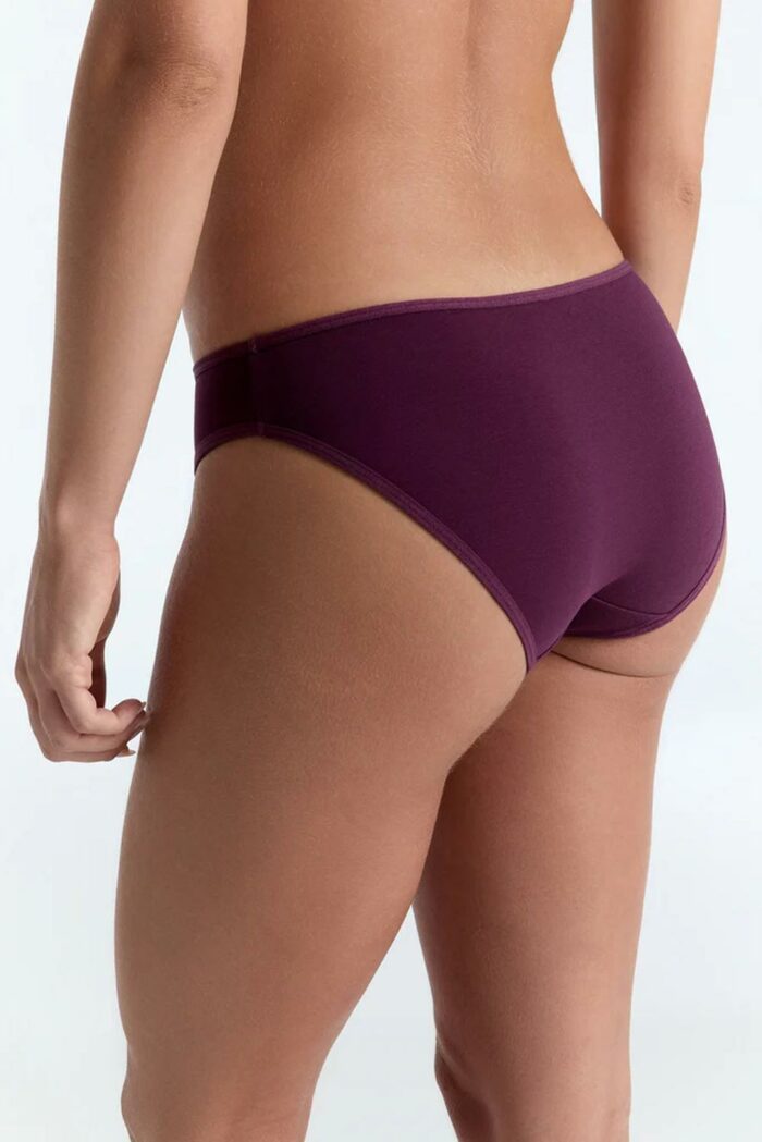 Dames bikinislip aubergine - Afbeelding 2