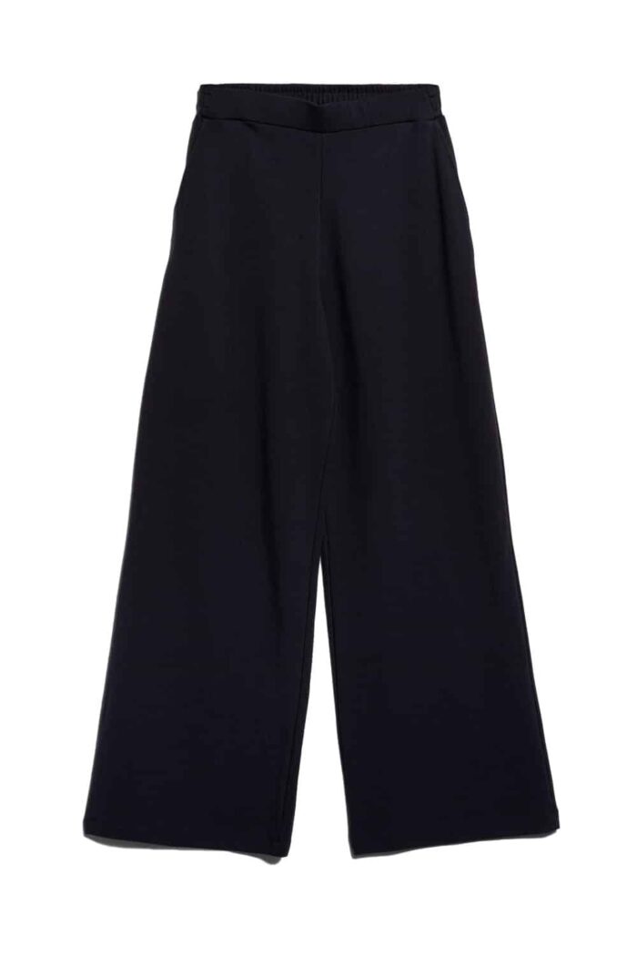 Donkerblauwe broek wijde pijp - Afbeelding 2