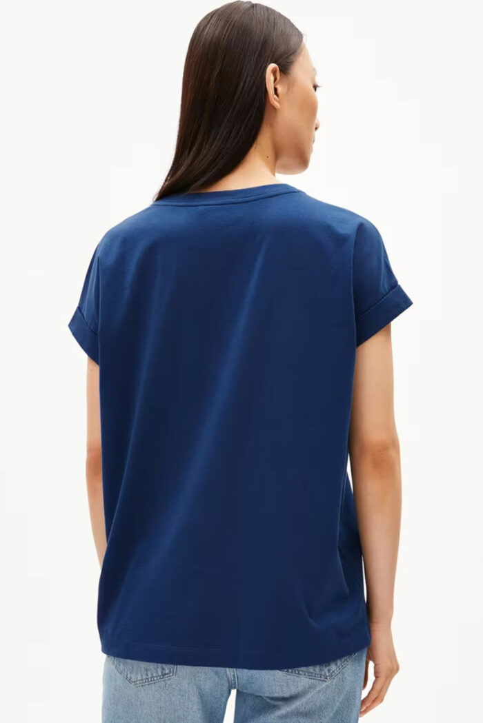 T-shirt ronde hals blauw - Afbeelding 2