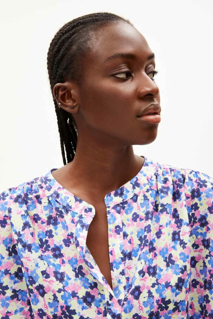 Tencel blouse bloemetjes - Afbeelding 3