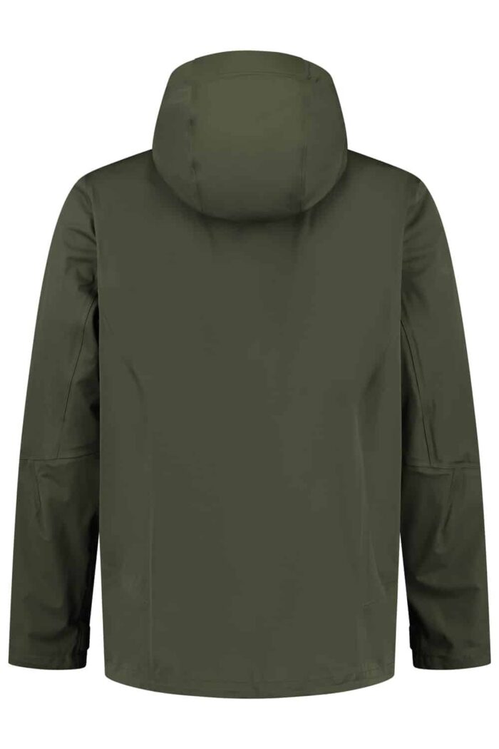 Wind- en waterdichte heren regenjas van gerecycled polyester groen - Afbeelding 2
