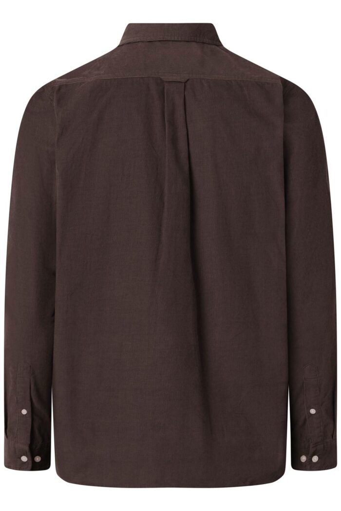 Bruin corduroy overhemd - Afbeelding 2