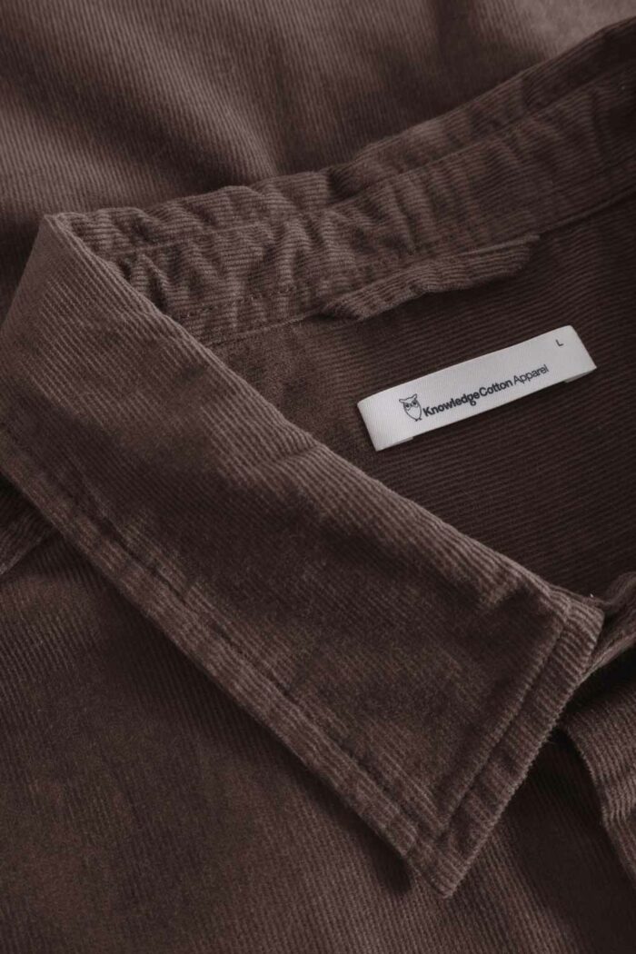 Bruin corduroy overhemd - Afbeelding 3