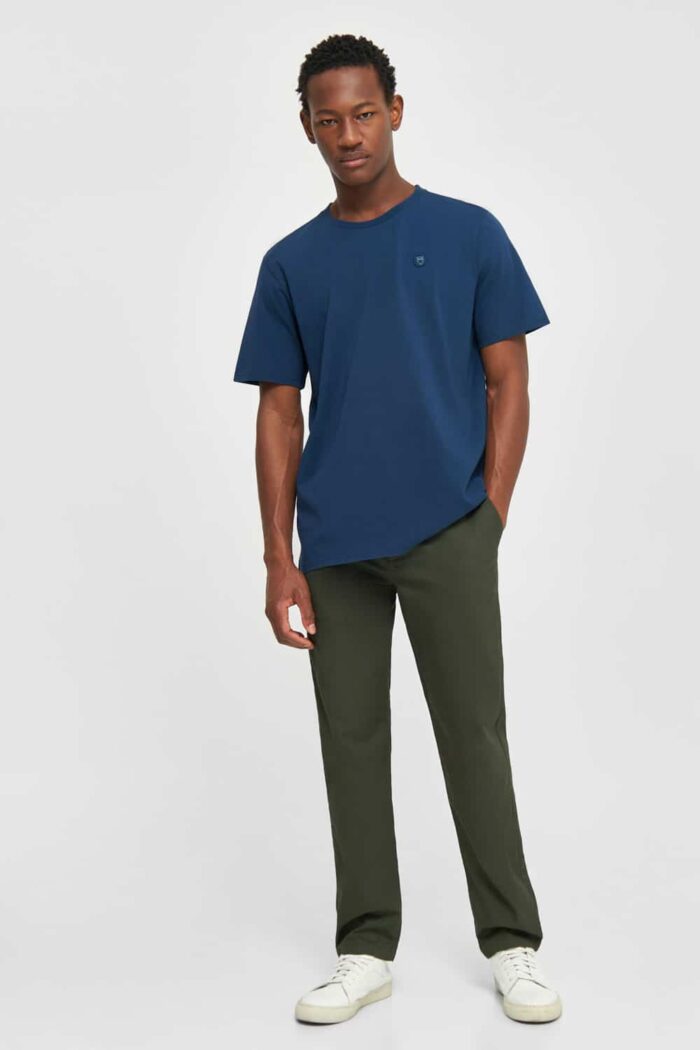Zomerbroek chino poplin donkergroen - Afbeelding 2
