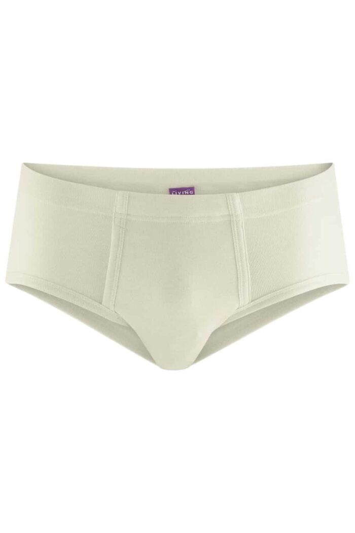 Slip met gulp 100% katoen off-white