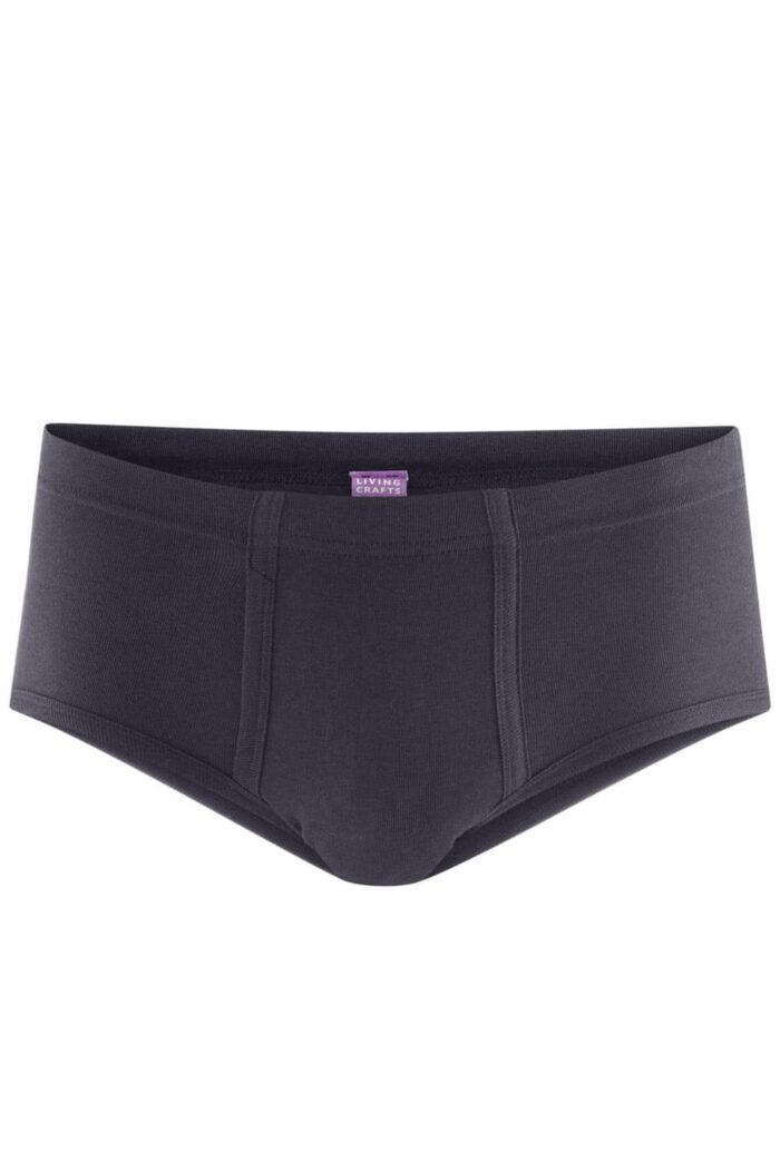 Slip met gulp 100% katoen donkerblauw