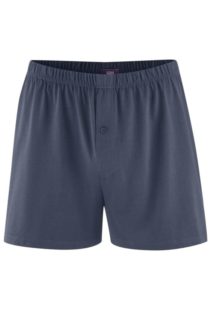 Boxershort los 100% katoen donkerblauw