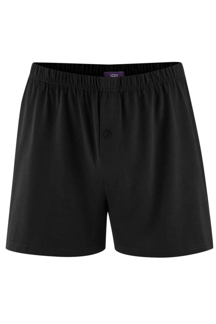Boxershort los 100% katoen zwart