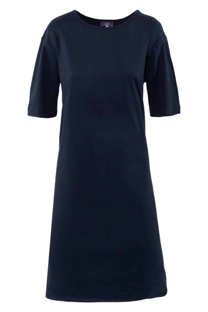 Nachthemd korte mouw donkerblauw