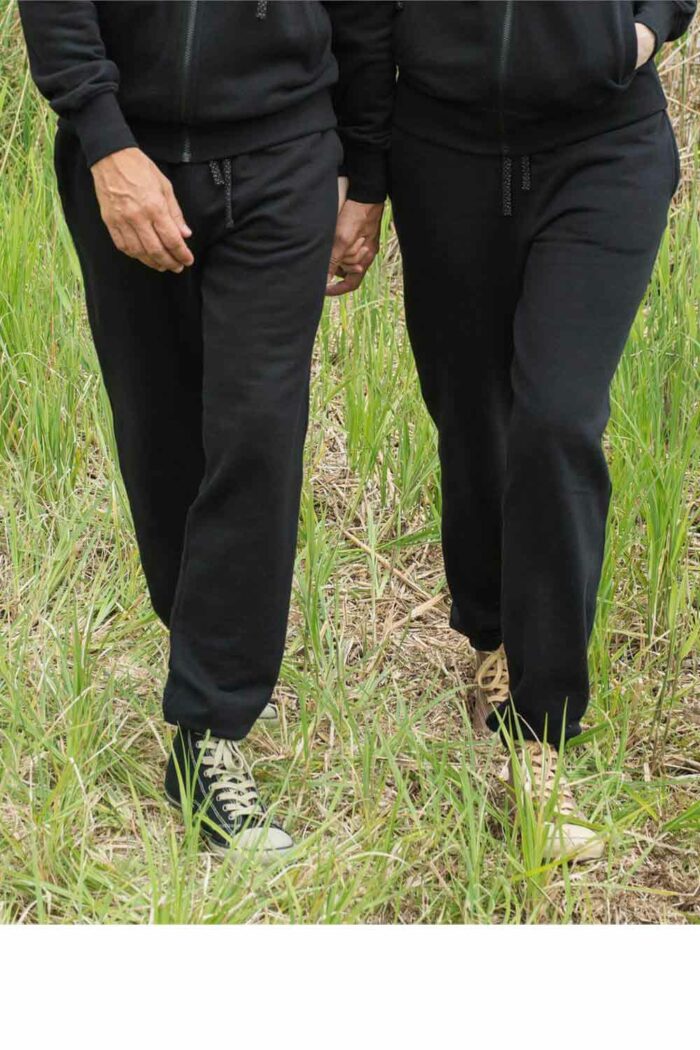 Joggingbroek unisex zwart - Afbeelding 2