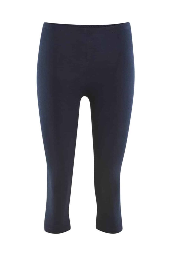 3/4 legging biokatoen Donkerblauw