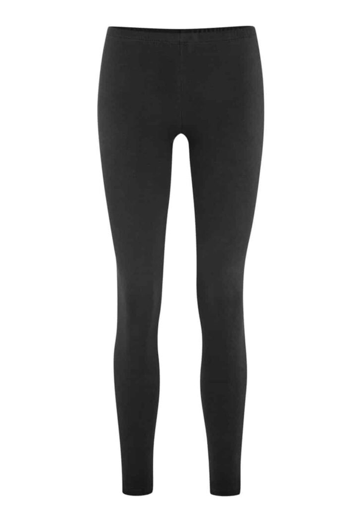 Dikke legging met elastan Zwart