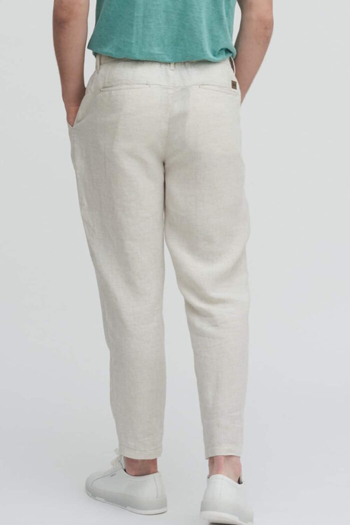 Linnen zomerbroek Beige - Afbeelding 3