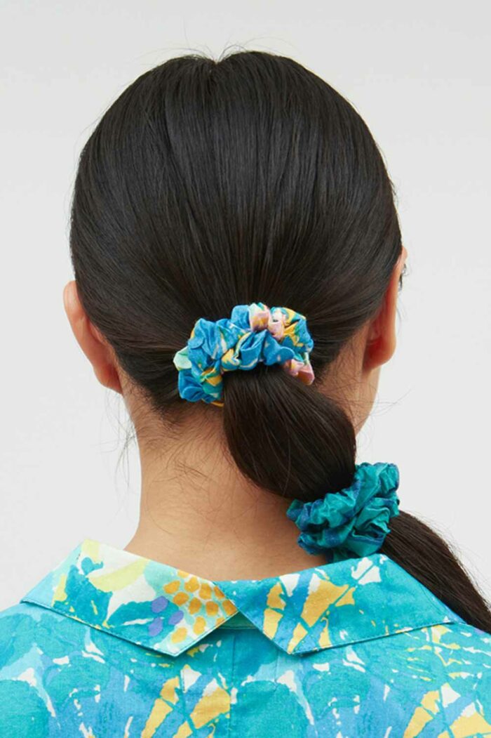 Haarelastieken scrunchies multicolor - Afbeelding 2