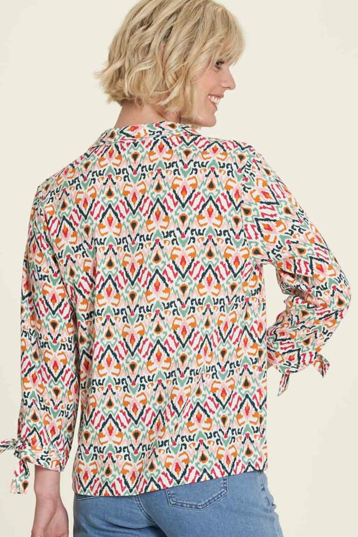Blouse met ikat print - Afbeelding 3