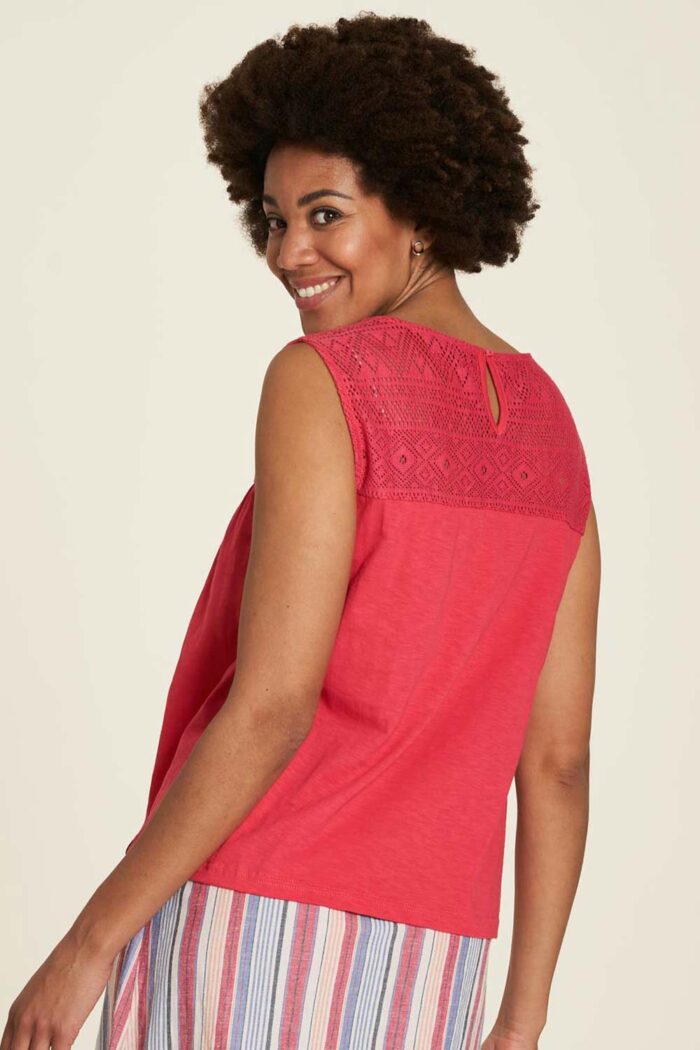 Topje met kant roze - Afbeelding 3