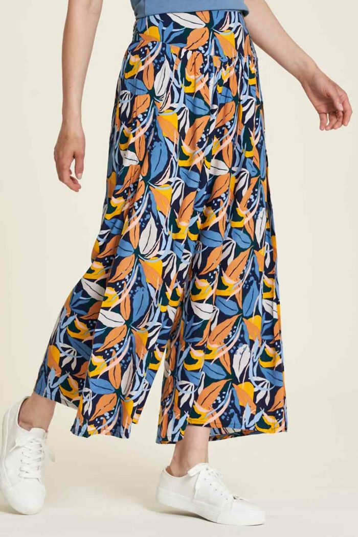 Wijde culotte met Paradise print - Afbeelding 2