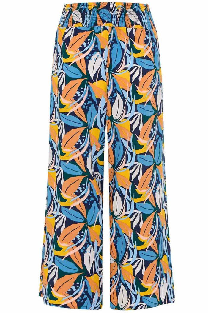 Wijde culotte met Paradise print - Afbeelding 4