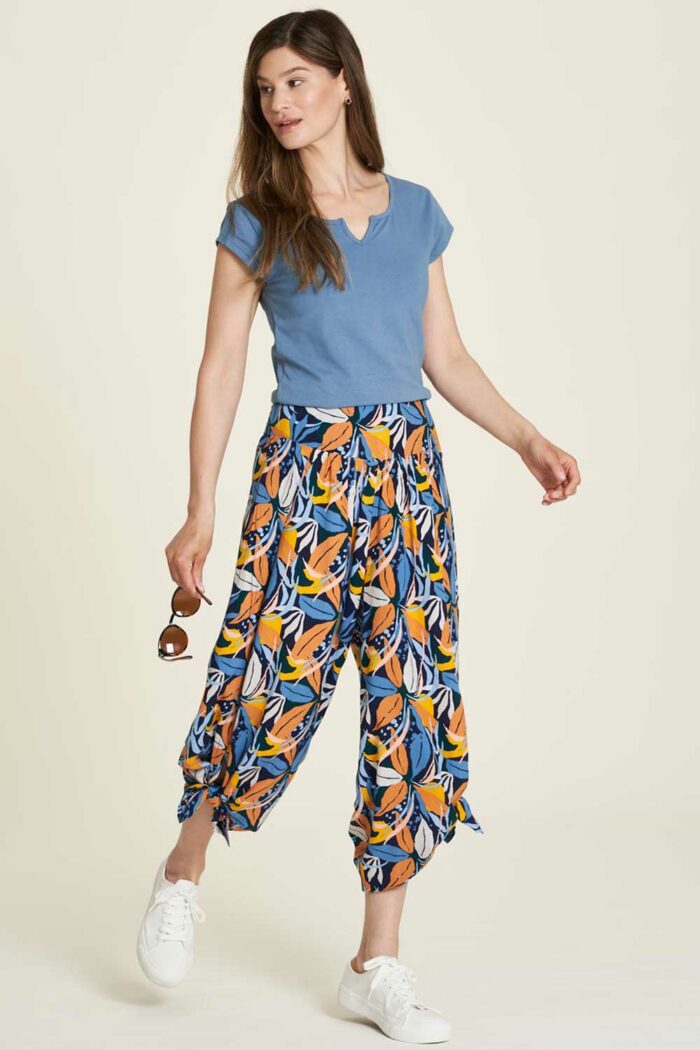 Wijde culotte met Paradise print - Afbeelding 3