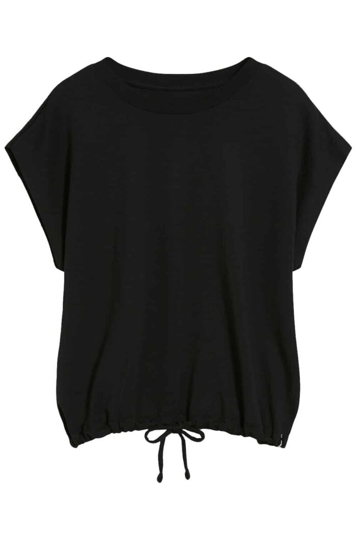 Mouwloos sweatshirt zwart