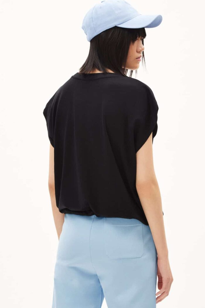 Mouwloos sweatshirt zwart - Afbeelding 3