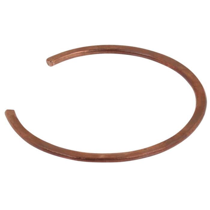 Koperen platte armband