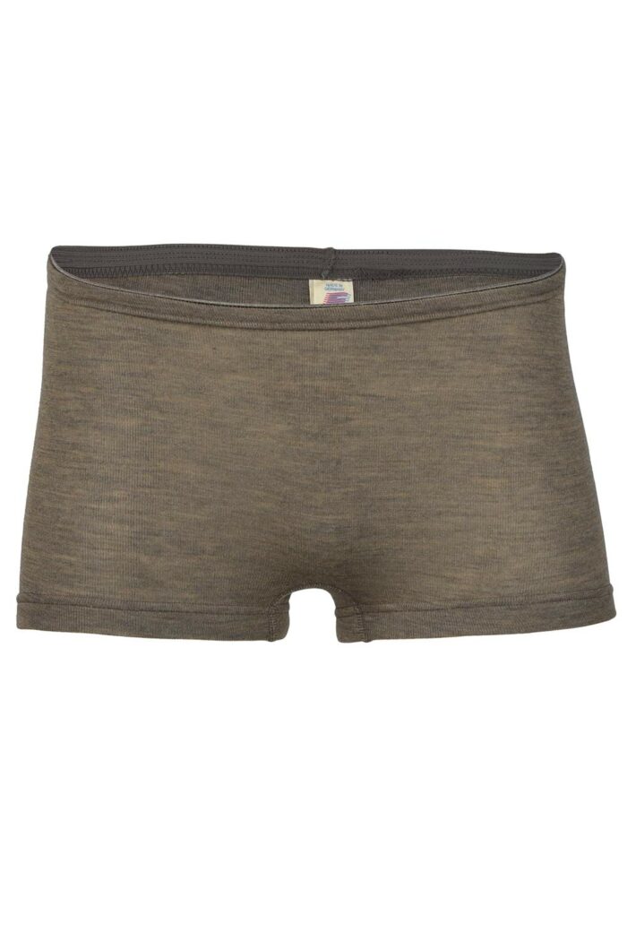 Wolzijden boxershort bruin