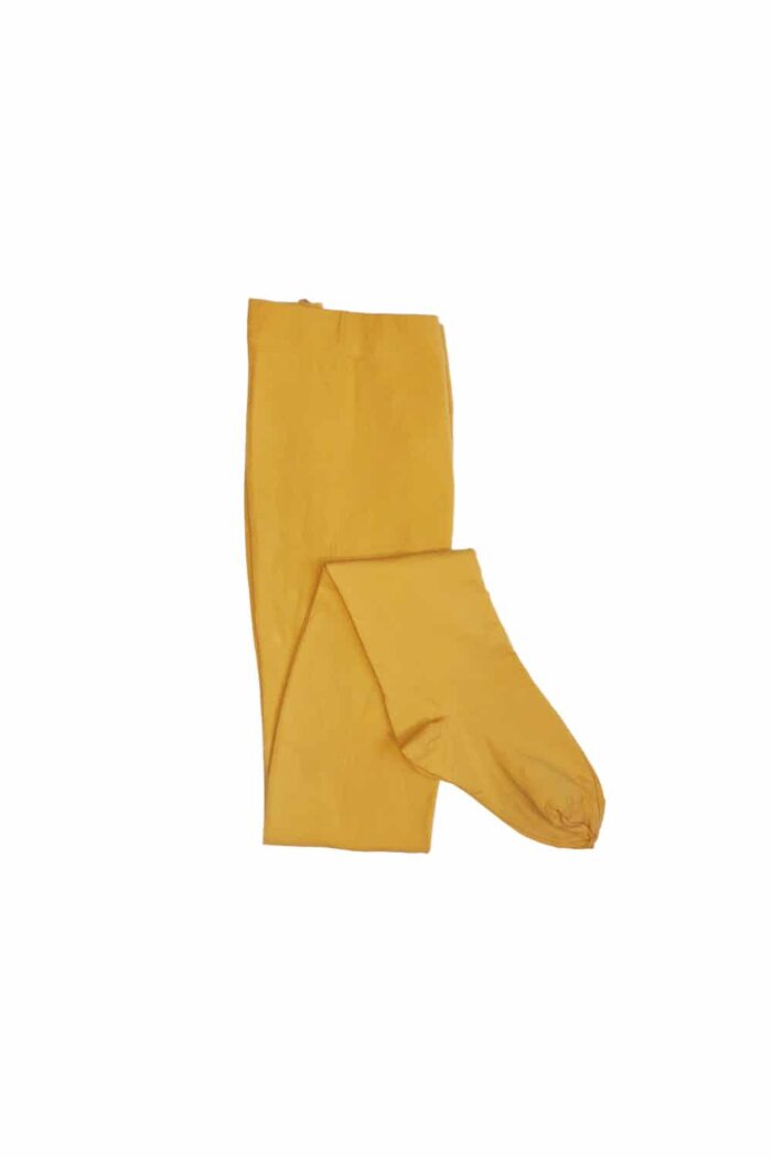 Panty biokatoen geel