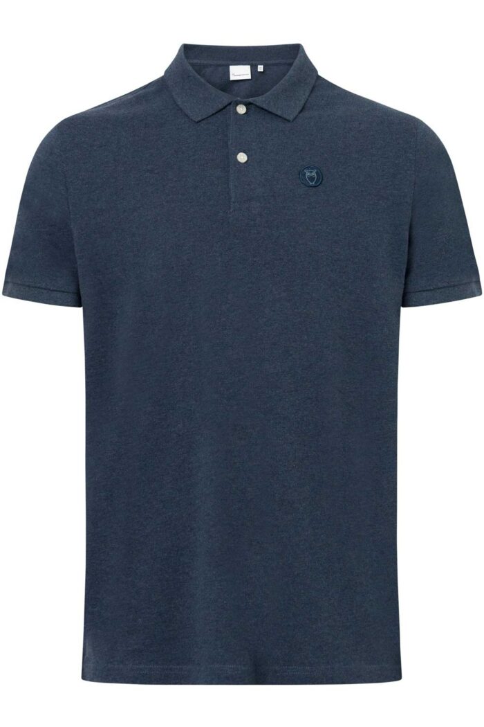 Basic poloshirt donkerblauw