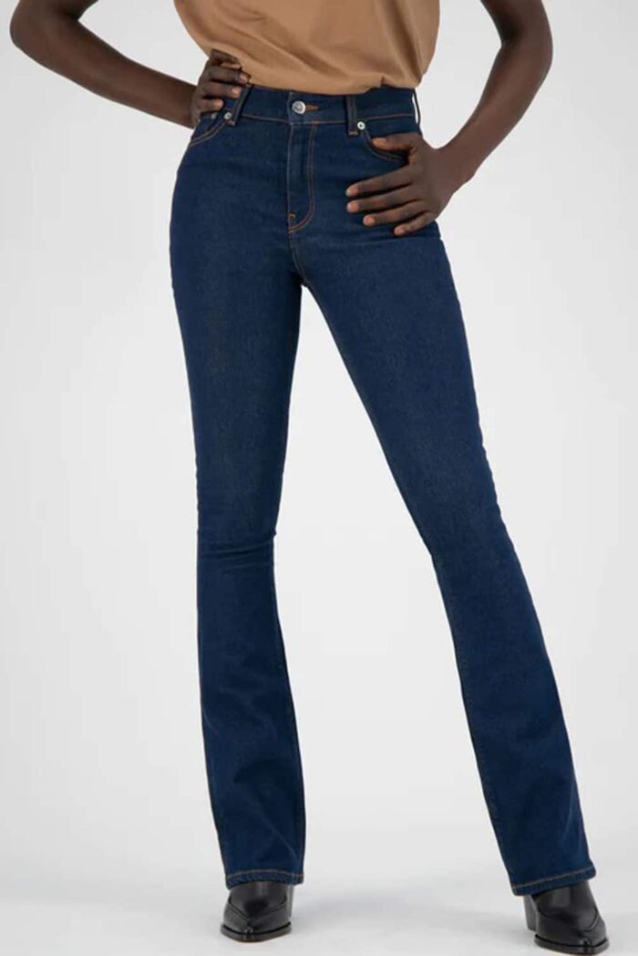 Bootcut jeans donkerblauw