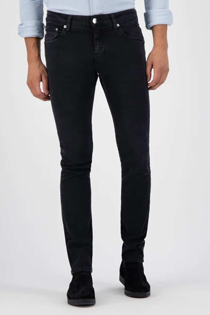 Slim lassen strakke jeans stone black